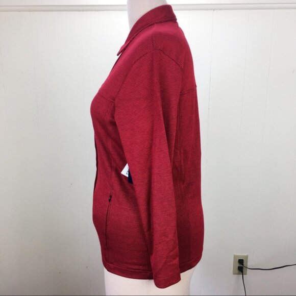 NWT Karen Scott Red & Black Houndstooth Jacket - Picture 7 of 8